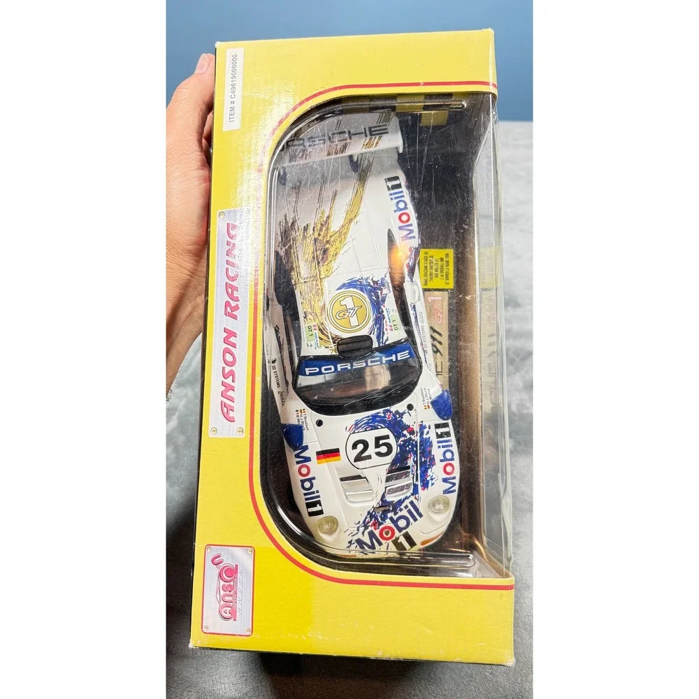Anson Racing Porsche 911 GT1 Mobil 1 25 118 Diecast Le Mans 1996